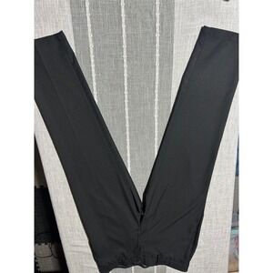 Haggar Men Black Dress Pants Flat Front Comfort Waist Size 33x30